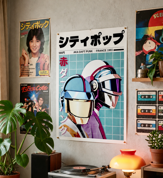 Affiche pop culture chambre ado, decoration murale adolescent