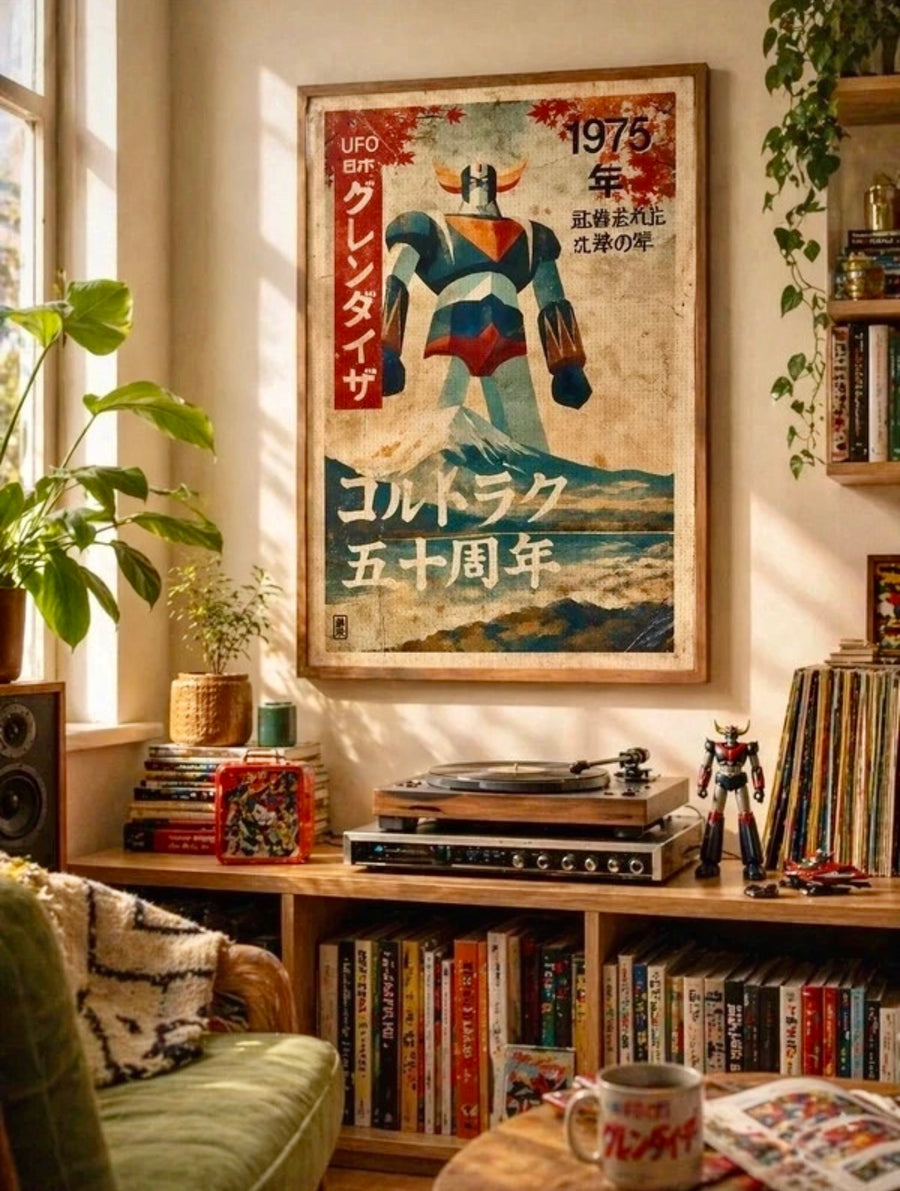 La Bataille des Planètes – Affiche Gatchaman Vintage Anime