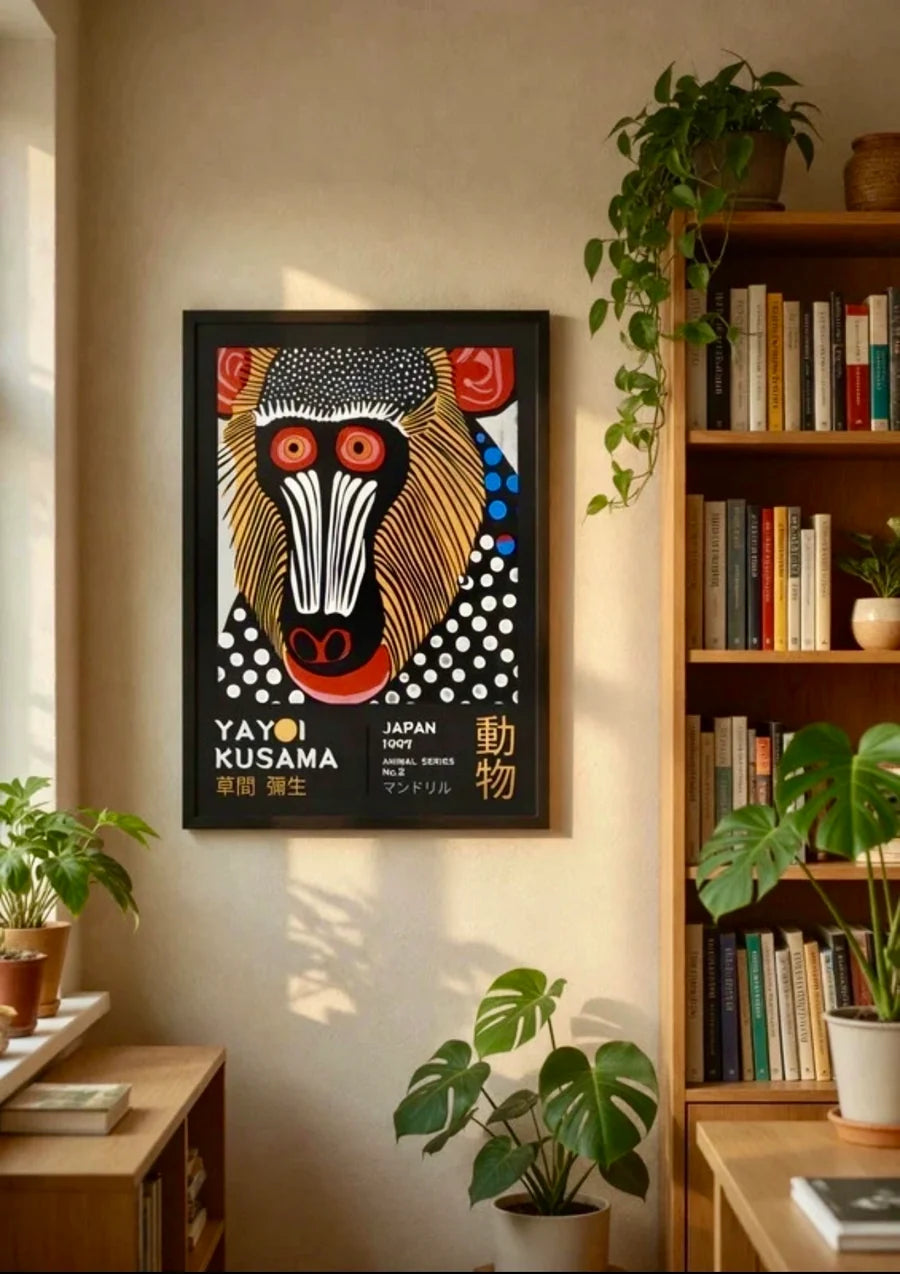 Affiche Yayoi Kusama 1987 – Musée d'Art Moderne Paris