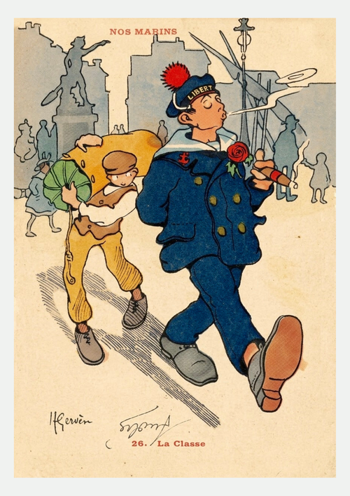 Nos Marins, La Classe — Gervèse, Marin au Cigare