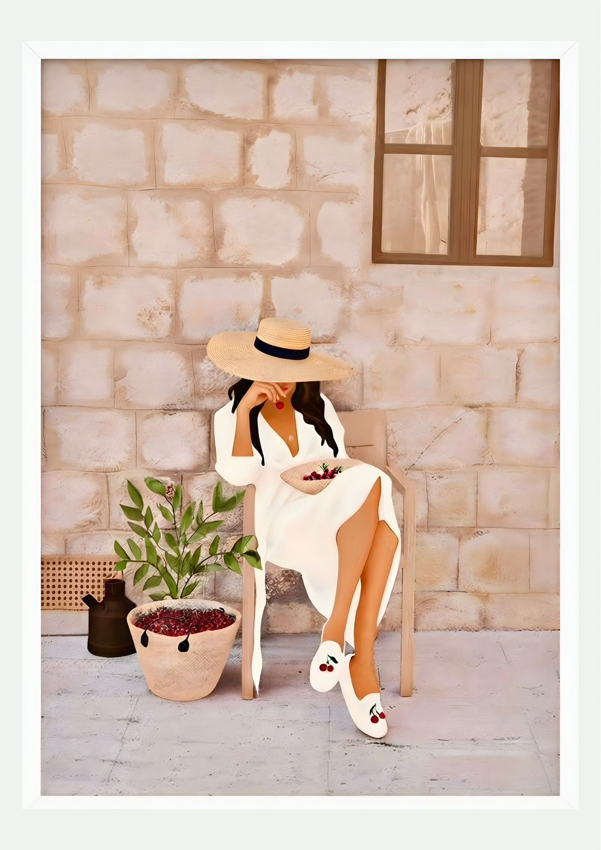 Affiche Femme à la Cerise - visuel principal