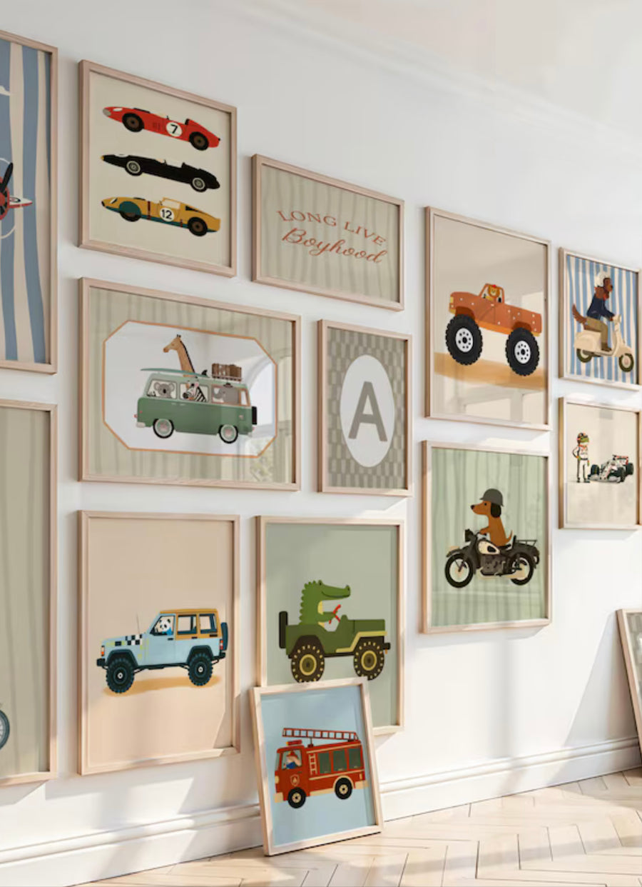 Dix Chats Noirs – Affiche Illustration Enfant