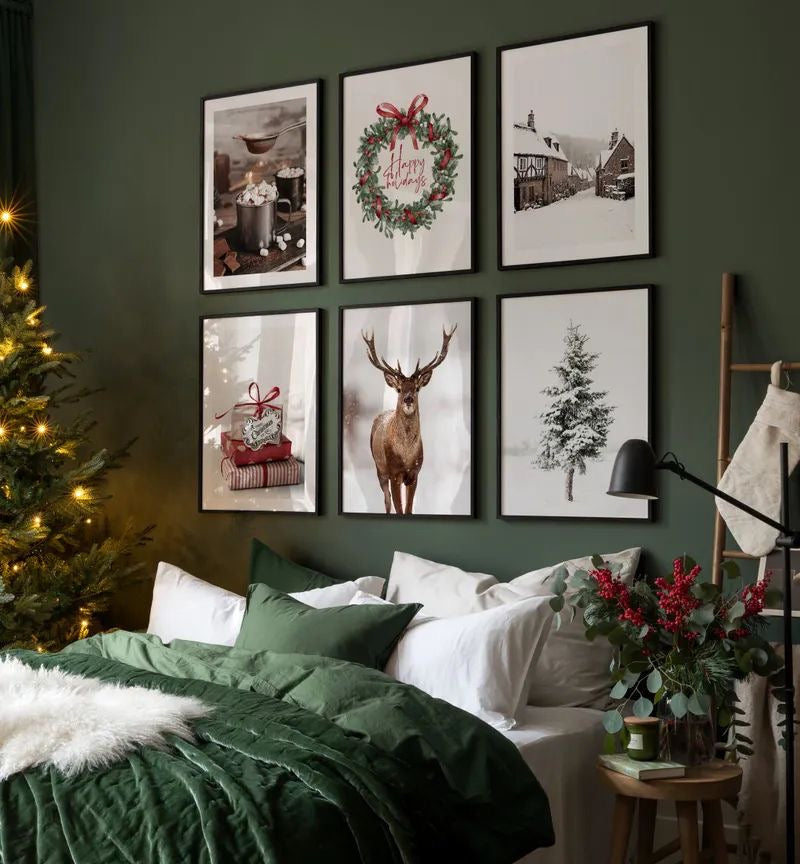 Sapin dans la Neige Profonde – Affiche Photo Hiver