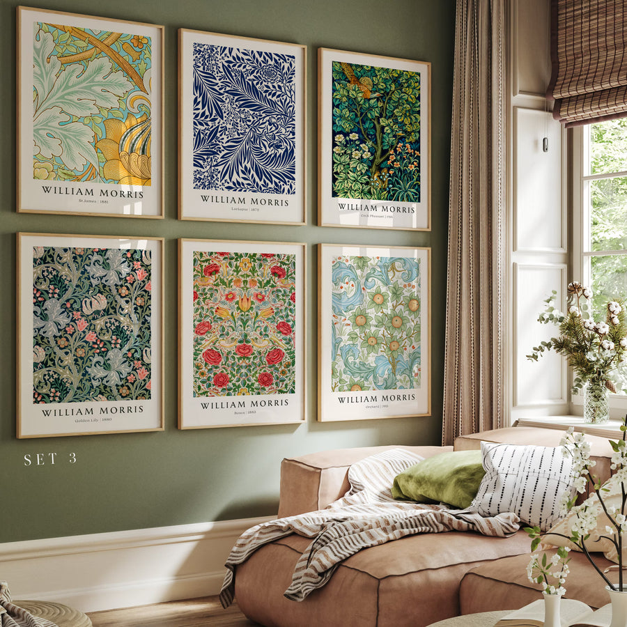 Affiche William Morris – Chien Cotton Prints