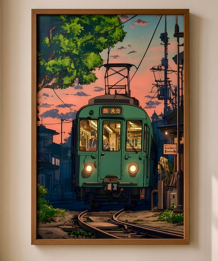 Affiches encadrées présentées ensemble dans un salon en ambiance décoration murale