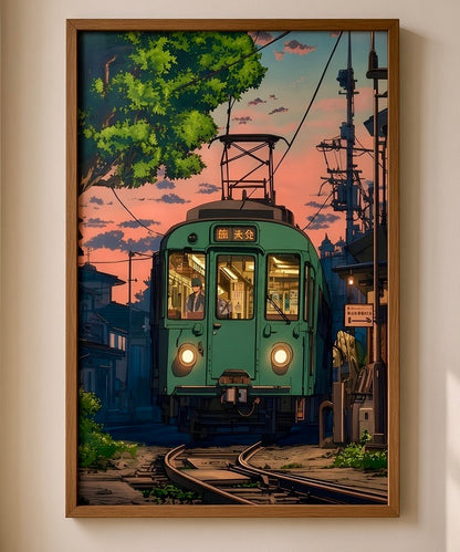 Affiches encadrées présentées ensemble dans un salon en ambiance décoration murale