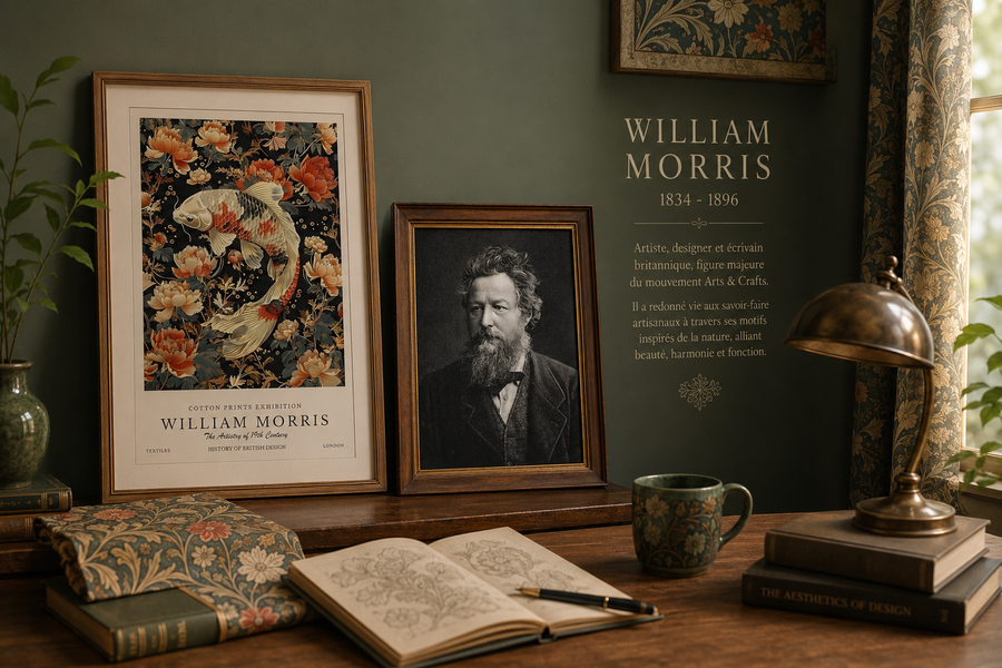 Affiche William Morris – Chien Cotton Prints