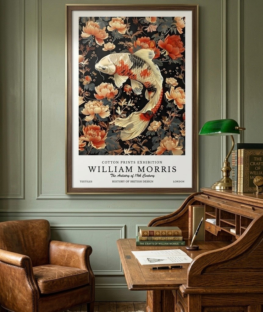 Affiche William Morris – Chien Cotton Prints
