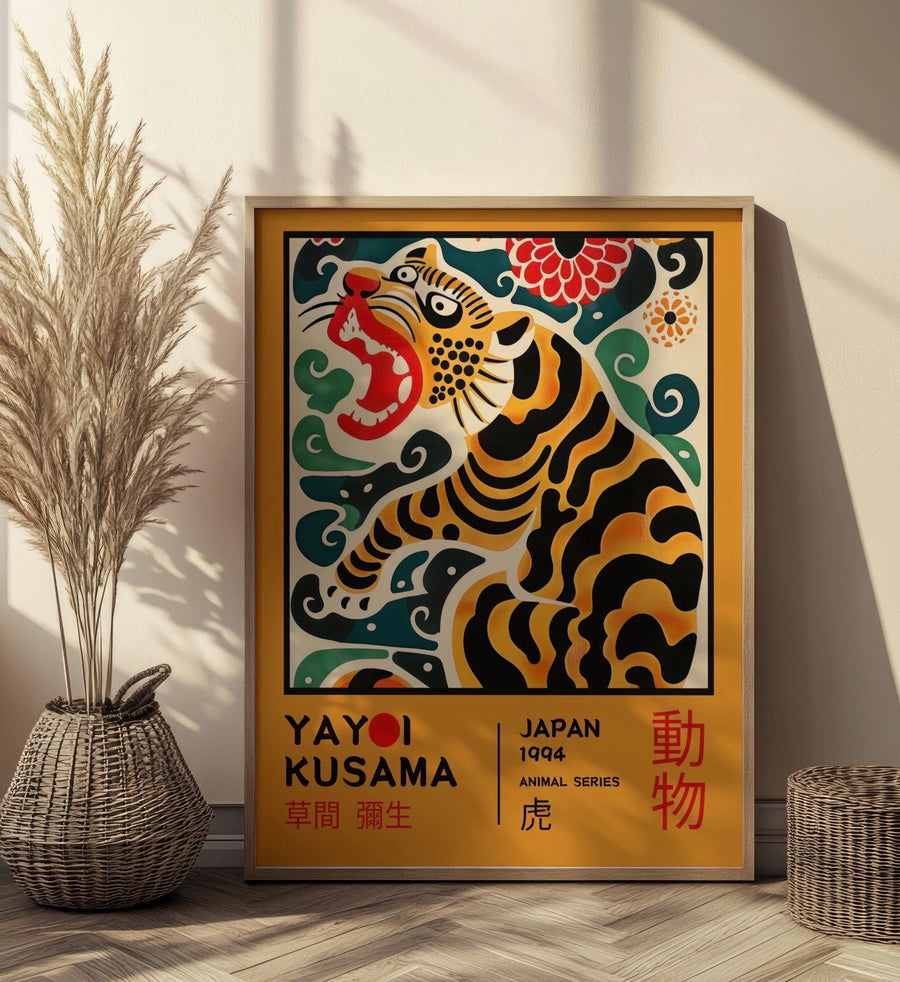 Affiche Yayoi Kusama – Give Me Love, Portraits et Motifs Colorés