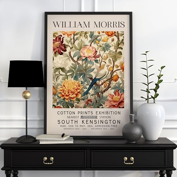 Affiche William Morris – Chien Cotton Prints
