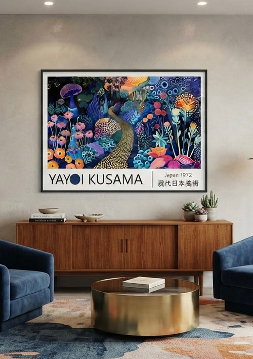 Affiche Yayoi Kusama Jardin Fantastique – 1972