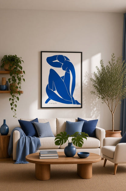 Affiche Matisse – Nu Bleu 52, Découpage Iconique