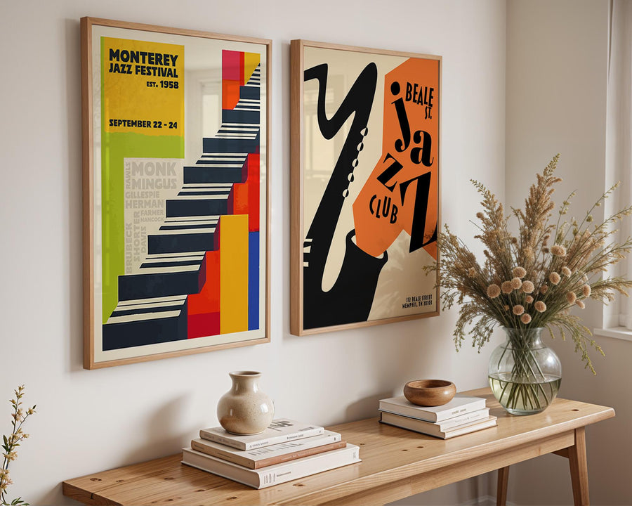 Affiche Bill Evans Live – Poster Concert Jazz Five Spot